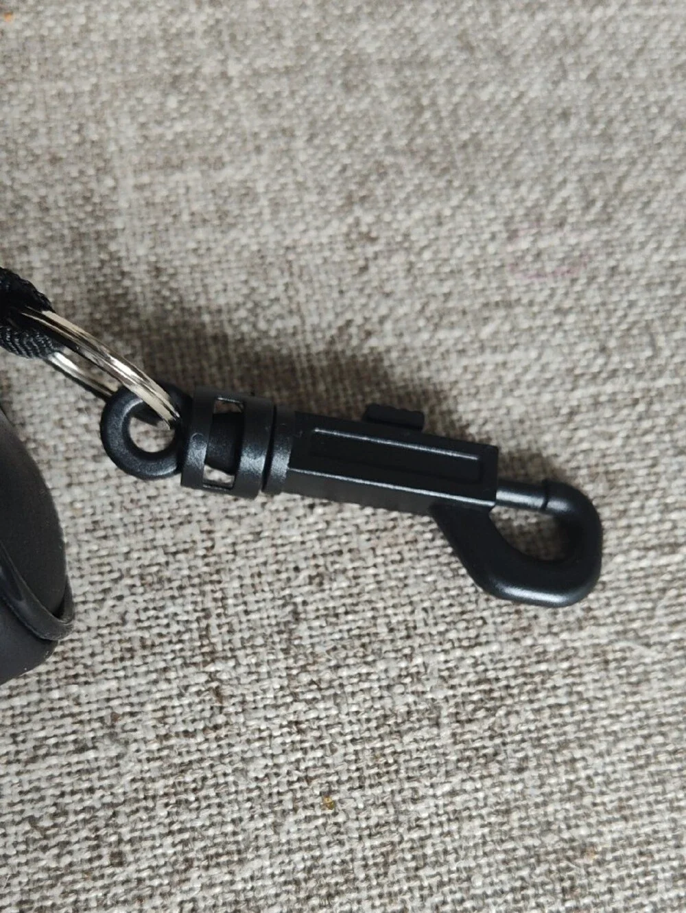 Cute Black Clear Golf Tee, Key & Card Holder With Mini Golf Club Zipper Pulls